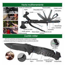 1 Kit De Supervivencia De Emergencia Para Camping 29 En1