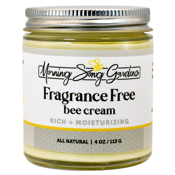 Morning Song Gardens Bee Balm Cream- Fragrance Free 4 oz