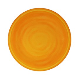 Le Cadeaux Luxury Melamine Dinner Plate 11 inch, Set of 4, Sicily Solid Orange