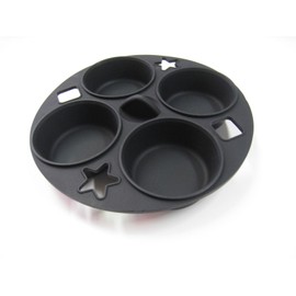 Microhearth 4-Cup Silicone Muffin Pan - BPA Free, Nonstick Microwave Bakeware for Eggs, Cupcakes, Muffins, Dinner Rolls and More