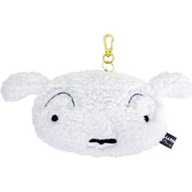 Tees Factory Crayon Shin-chan Plush Pass Case Shiro KS-5533922SI