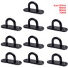 CLSSLVVBN 10pcs/Set Stainless Steel Eye Plate and Hook Set for