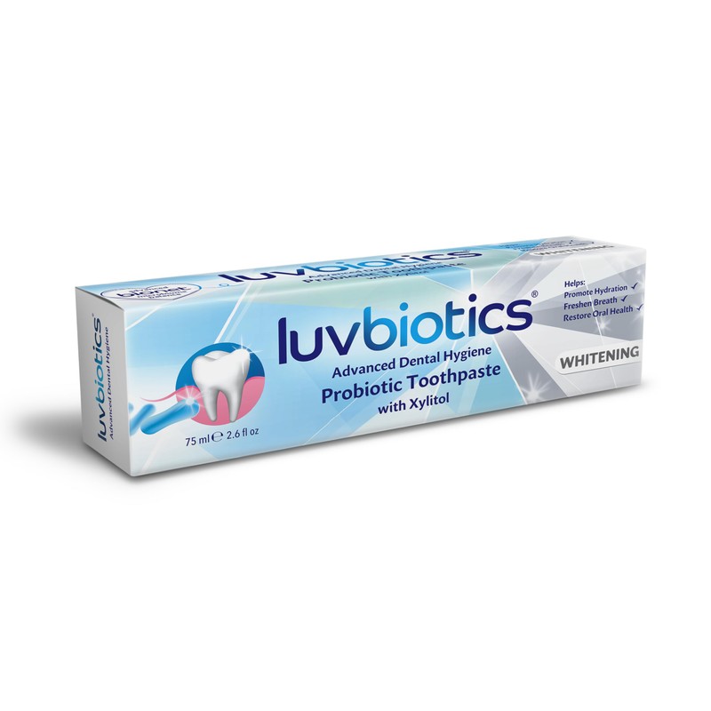 Luv Biotics Whitening Toothpaste with Oral Probiotics & Xylitol 75ml