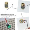Jarshtime Glass Grinder Bits 4 PCS Diamond Stained Glass Grinding