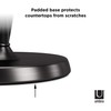 Umbra Tug One-Handed Tear Modern Paper Towel Holder, Black