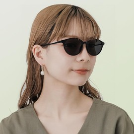 Uacllcau Sunglasses, Men's, Women's, Stylish, Dimming Sunglasses, Polarized UV Protection, Round, Driving, Climbing, Fishing, Sunglasses for men, dimmable black