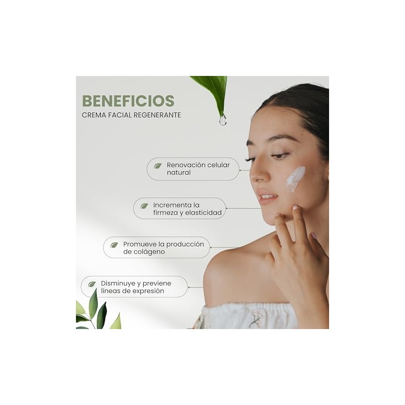 Rusens Crema Facial Regenerante Antiedad 100 Natural Años Piel Normal