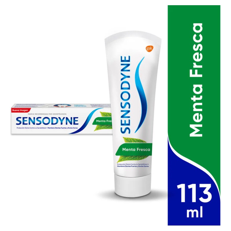 Pasta de Dientes Sensodyne Menta Fresca Protección Diária Pasta Para