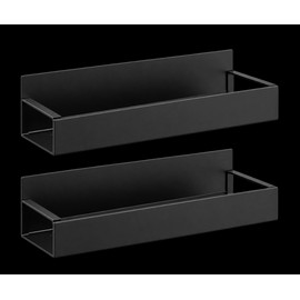 2-Piece Magnetic Storage Shelf for Kitchen Organization – Space-Saving ABS Rack for Refrigerator or Washing Machine