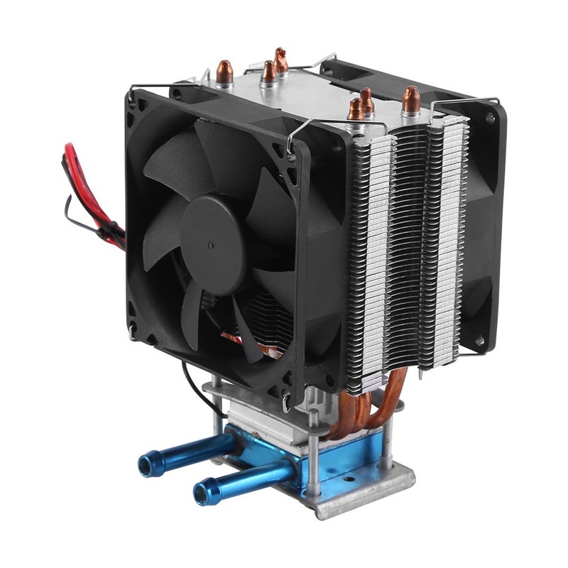 12V Semiconductor Refrigeration Cooler Thermoelectric Peltier Water Cooling System DIY