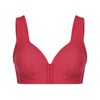 Plus Size Wire Free Minimizer Bra for Women Front Closure
