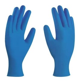 Derma Care Guante Desechable De Nitrilo Azul Dermacare C/100 Pzas