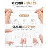 Runzefeng 1000 PCS Clear Elastic Hair Bands, Mini Hair Bands