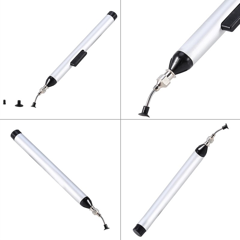 Risegun Vacuum Sucking Pen, Fine Solder Desoldering Pump Sucker, IC