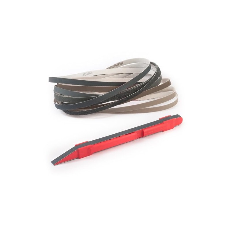 StewMac Fret Dressing Stick with Micro-Mesh Belts