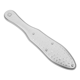 Mikinona Stainless Steel Oval Foot File Callus Remover for Care Ergonomic Design for Easy Callus Removal for Smooth Feet Skin Care