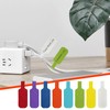 Alovez Pack of 40 Cable Labels, Cable Labelling, Reusable, Multicoloured