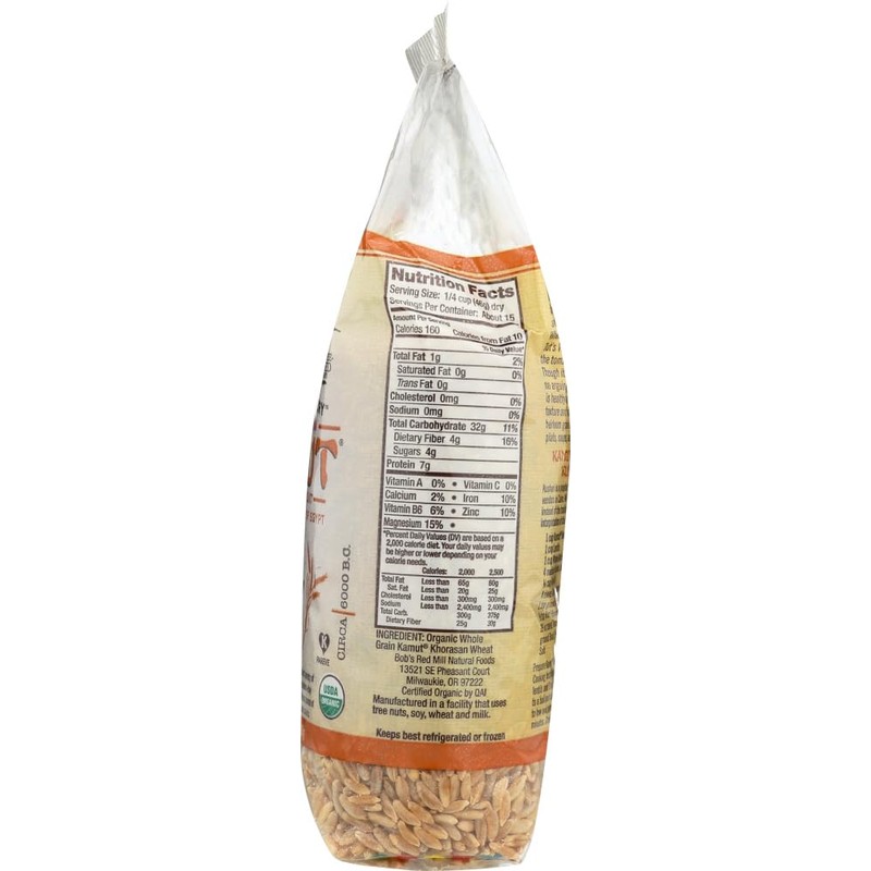 Bob's Red Mill Organic Kamut Khorasan Berries, 24 Oz (4