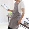 Glorlliant Japanese Style Kitchen Apron Cross Back Apron with Pockets