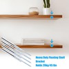 SHUESS 8 Shelf Brackets Invisible Wall Shelf Bracket 12 x