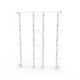 FixtureDisplays Adjustable Wall Mounted Greeting Post Card Christmas Holiday Card Holders