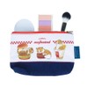 Sunstar Stationery S2333872 Mofusand Pouch, Flat Pouch, Hamburger Nyan