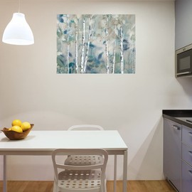 Fine Art Canvas Large Wall Art for Bedroom, Paintings, Wall Art Decor Paintings Pictures for Living Room Zen Forest I Canvas Wall Decor by Artist Nan 32 in x 24 in