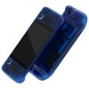 eXtremeRate Clear Blue Custom Faceplate Back Plate Shell for Steam