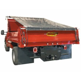 Buyers Products 3008976 Buyers Product Black Mesh Heavy Duty Dump Truck PVC Coated Tarp 6.5'x15'