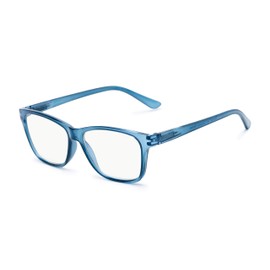 Readers.com Reading Glasses: The Francis Computer Reader Reader, Plastic Retro Square Style for Men and Women