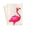 Sara Miller tea towel flamingo placement