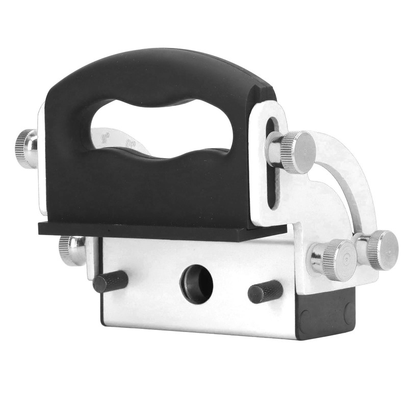 Woodworking Hole Locator Aluminum Alloy Adjustable 0‑90° Clear Scale Guide
