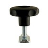 4 x Screw Fitting with Star Handle, Free Slide, Easy