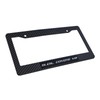 5.0 Coyote V8 Emblem Carbon Fiber Style License Frame Made