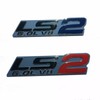 Pair Set LS2 6.0L V8 Engine 3D Letter Side Badge