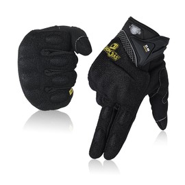 Motorcycle Gloves Men's Motorcycle Gloves Breathable Full Finger Motorcycle Gloves Touchscreen Ankle Gloves