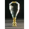 LITE ACCENTS LAMP FINIAL**ARCTIC ICE*** LEADED CRYSTAL LAMP FINIAL WITH