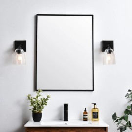 Chandelierliquidators Wall Sconce Light Fixture Black Bathroom Vanity Bedroom Hallway or Dining Room