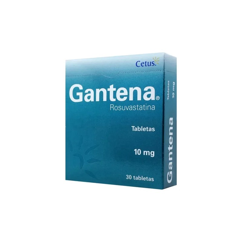 Gantena Tabletas 10 Mg, 30 Tabletas