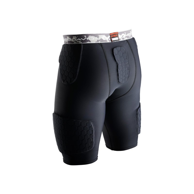 Mcdavid 7991 HexPad Wrap Around Basketball Short White - XX-Large