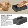 Graphite Casting Ingot Mold Oval High Purity Gold Silver Melting
