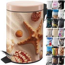 Sanilo Sanibel Cosmetic Bin 3 L with Soft-Close Mechanism, Many New Bathroom Bins to Choose From, Waste Bin with Inner Container for Any Bathroom