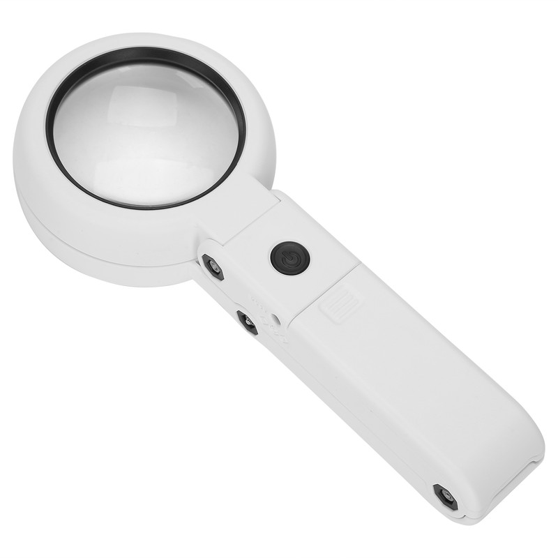 Desktop Handheld LED Magnifier 7X USB Battery Powered Reading Magnifying