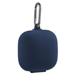 SaharaCase Silicone Protective Case for Beats by Dr. Dre Powerbeats Pro with Carabiner Clip Rugged Protection Antislip Grip Easy Carrying Slim (Navy)