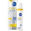 NIVEA Q10 Anti-Wrinkle Expert Daily UV Face Fluid SPF 50 40ml, Anti-Ageing Cream with High UVA/UVB Protection to Prevent Wrinkles, Sun Cream with Matte Finish Ideal for Oily Skin