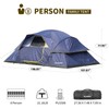 EchoSmile 8-Person Camping Tent – Waterproof Windproof Tent with Rainfly