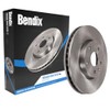 Bendix Premium PRT6898 Rear Brake Rotor compatible with Nissan Altima