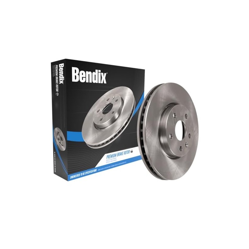 Bendix Premium PRT6898 Rear Brake Rotor compatible with Nissan Altima
