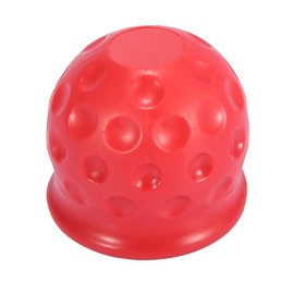 X AUTOHAUX Universal Trailer Hitch Ball Cover Waterproof Dustproof 50mm ID Red for Car Truck RV Boat Red