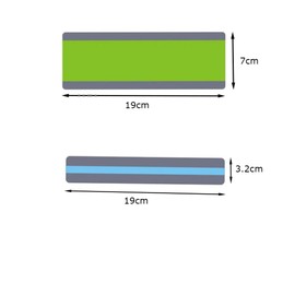 Esforzarse 16 Pieces Colourful Guided Reading Strips, Visual Stress Reducing for Children and Dyslexia, Dyslexia Reading Strips for Dyslexic Students, Colored Overlays Bookmarks Help with Dyslexia